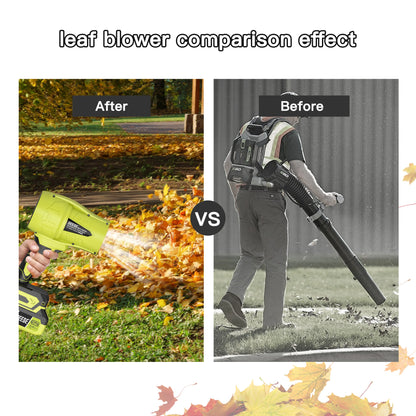 SEESE 1000G High‑Thrust Cordless Turbo Jet Blower, Pure Copper Motor, Multi‑Use for Car Drying, Leaf & Snow Removal, Home & Garden